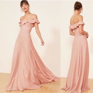 NWT Reformation Verbena Dress in Blush